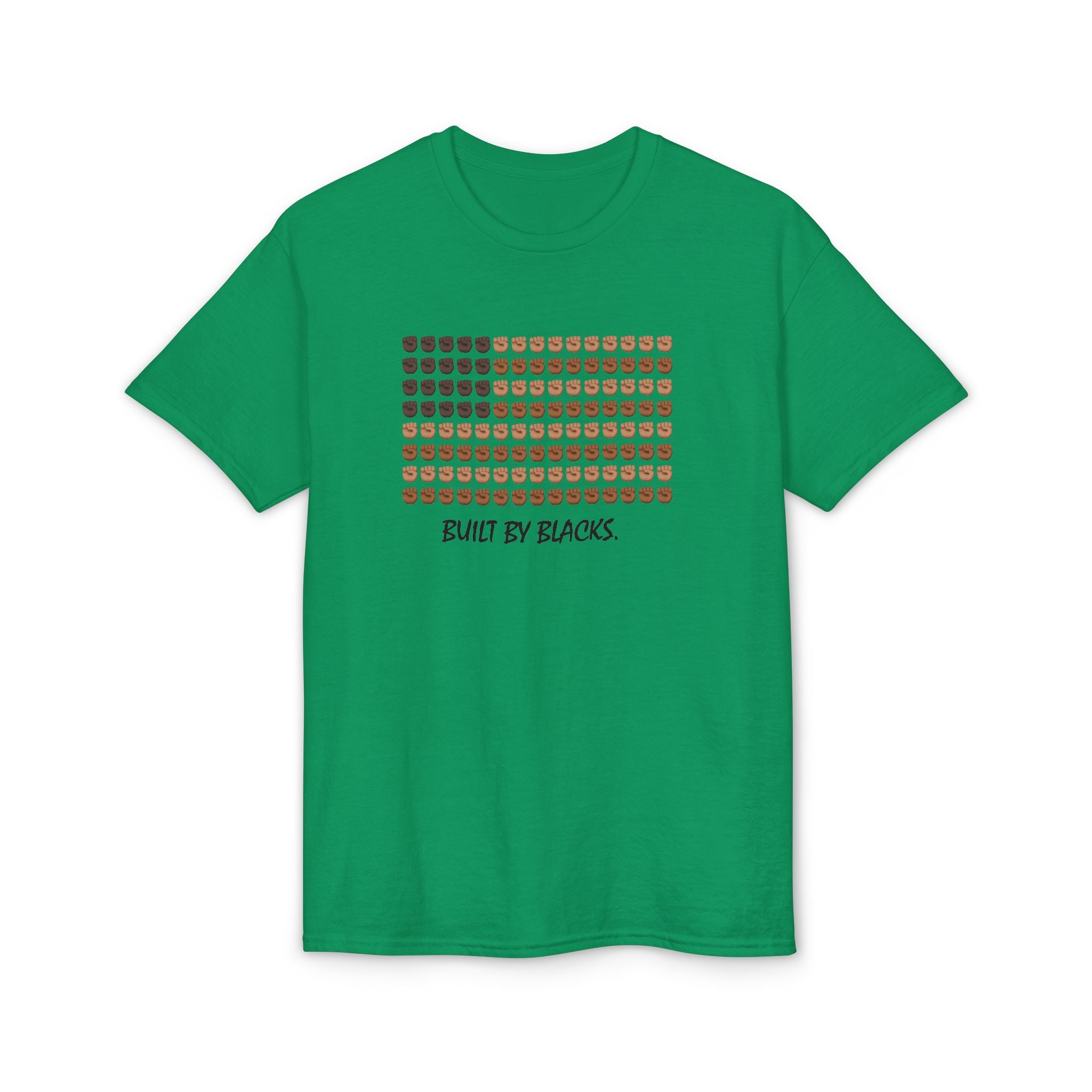 T-Shirt — "Built by Blacks" Mosaic Faces Graphic Tee