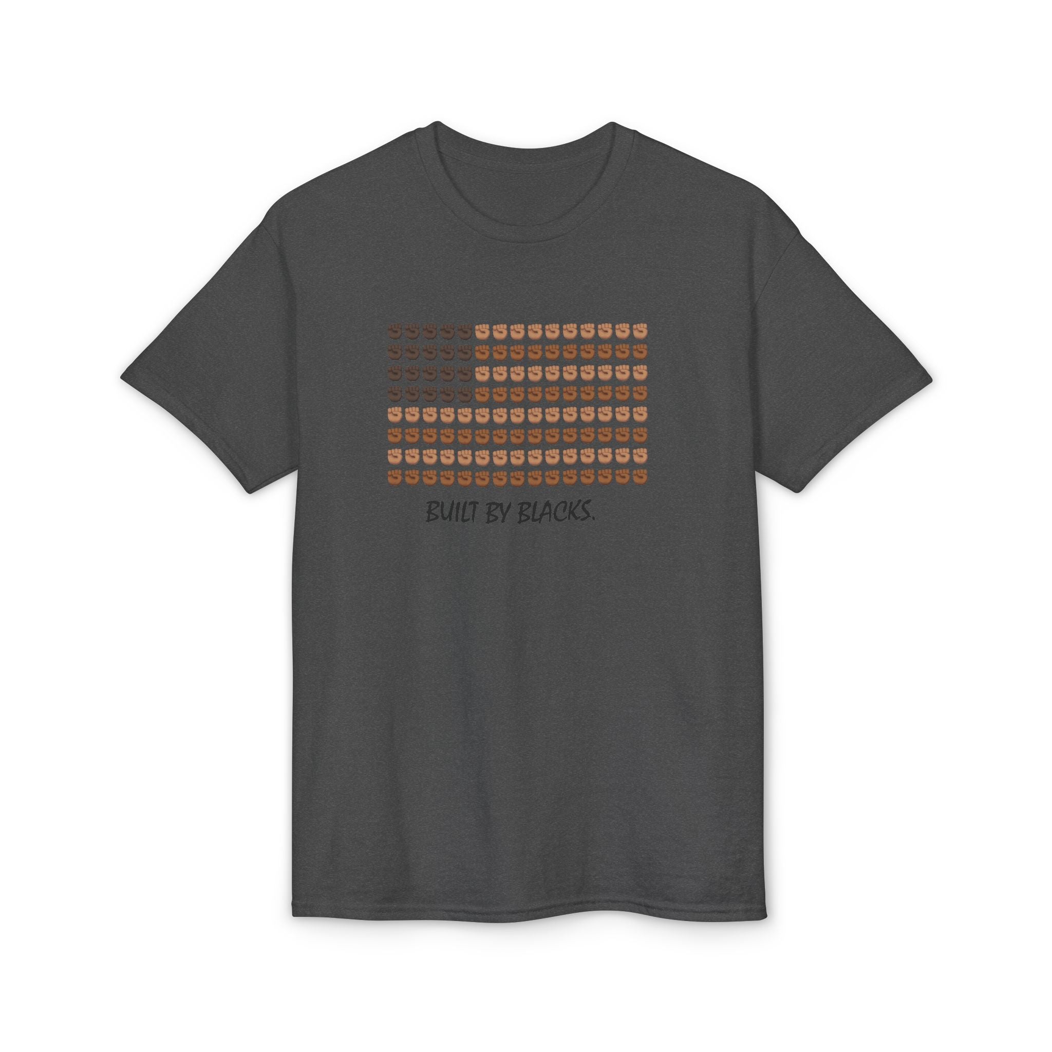 T-Shirt — "Built by Blacks" Mosaic Faces Graphic Tee