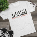 DUUH! T-Shirt Company Logo Tee — Graphic Crew Neck Shirt