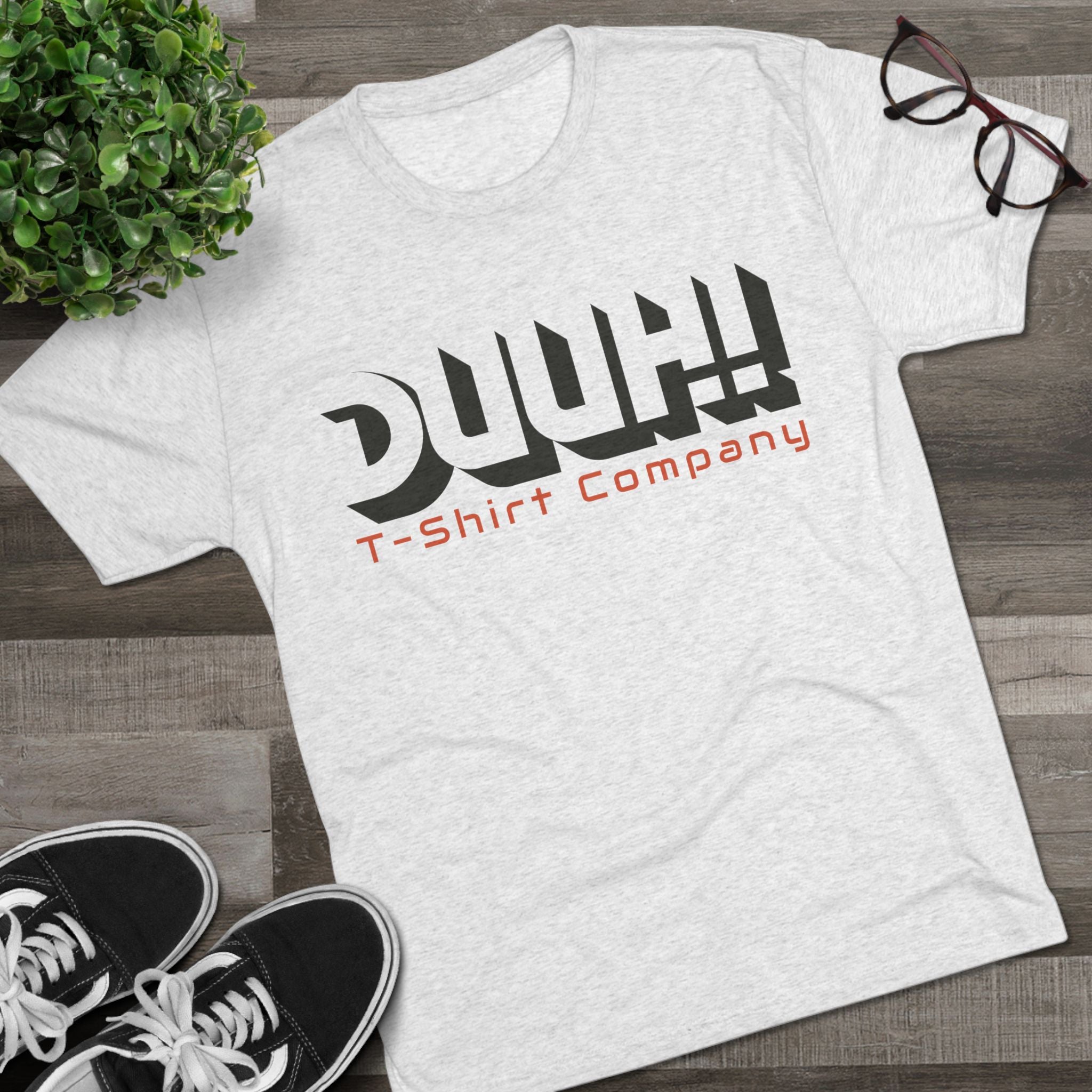 DUUH! T-Shirt Company Logo Tee — Graphic Crew Neck Shirt