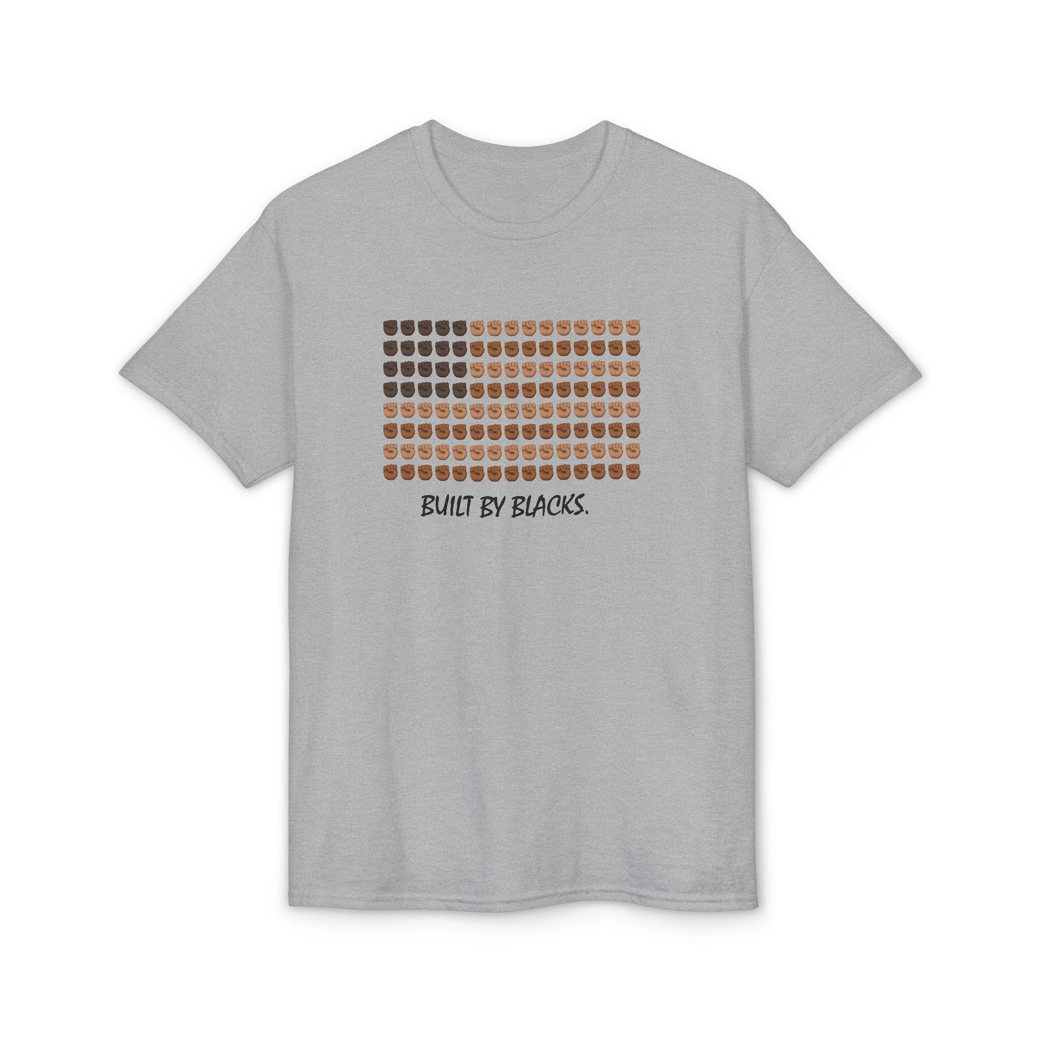 T-Shirt — "Built by Blacks" Mosaic Faces Graphic Tee