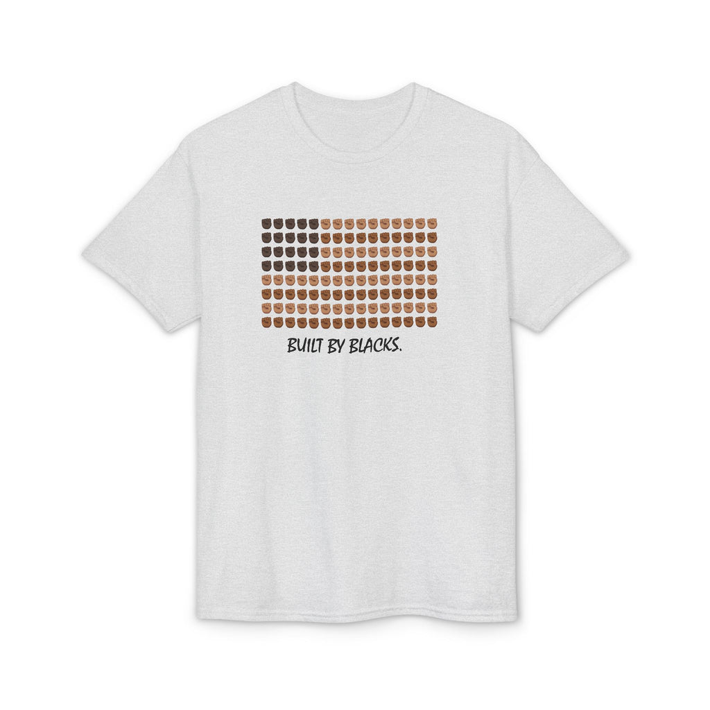 T-Shirt — "Built by Blacks" Mosaic Faces Graphic Tee
