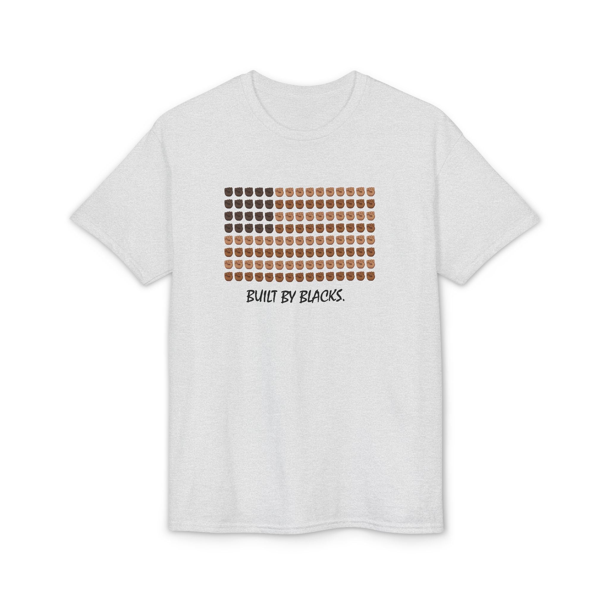 T-Shirt — "Built by Blacks" Mosaic Faces Graphic Tee
